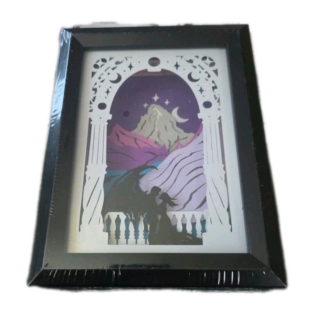 City of Starlight Book Nook | Fantasy Light Box | 3D Shadow Box | ACOTAR Velaris